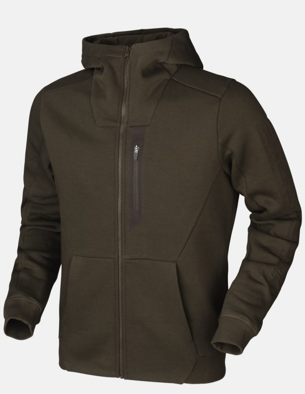 Hoodie grün - Kapuzenpulli aus Baumwolle