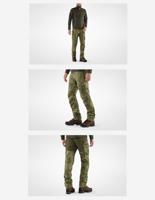 Poľovnícke nohavice Barents Pro Hunting Camo Deep Forest bez membrány