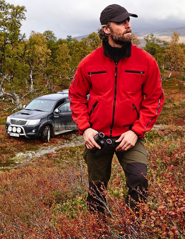Kamko red/brown - dwustronny polar Windstopper®