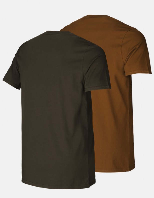 Summer shirts graphic 2-pack willow green / clay DO 5XL!