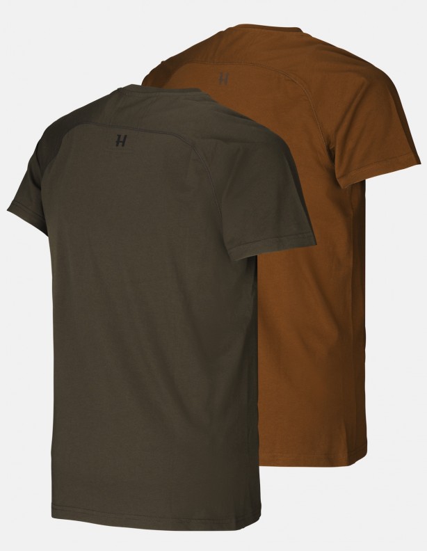 Logo nyári pólók 2 csomag fűzöld / agyag 5XL-ig!
