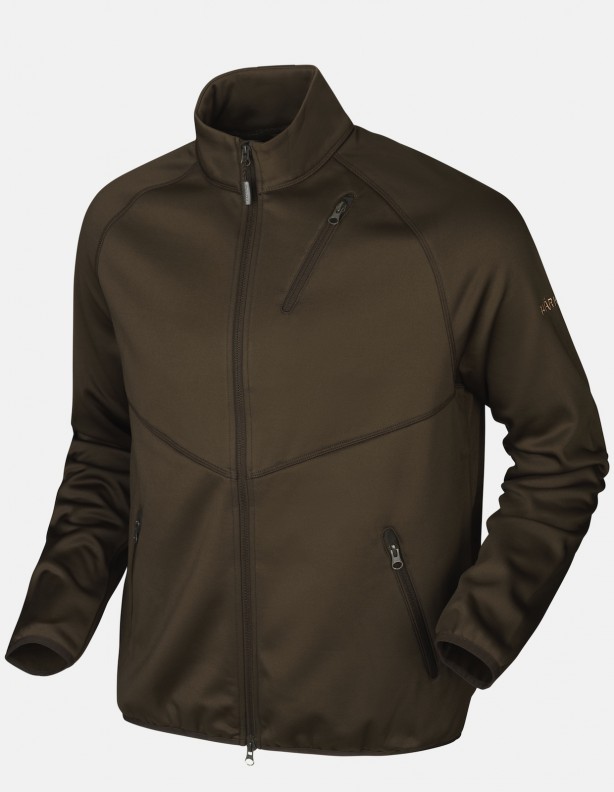 Njord - thin elastic fleece willow green