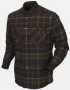 Pajala mellow brown - chemise chaude en flanelle taille jusqu'à 5XL !