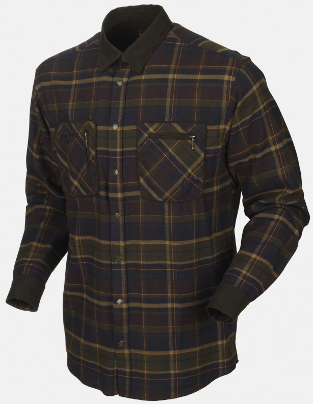 Pajala mellow brown - hřejivá flanelová košile velikost až 5XL!