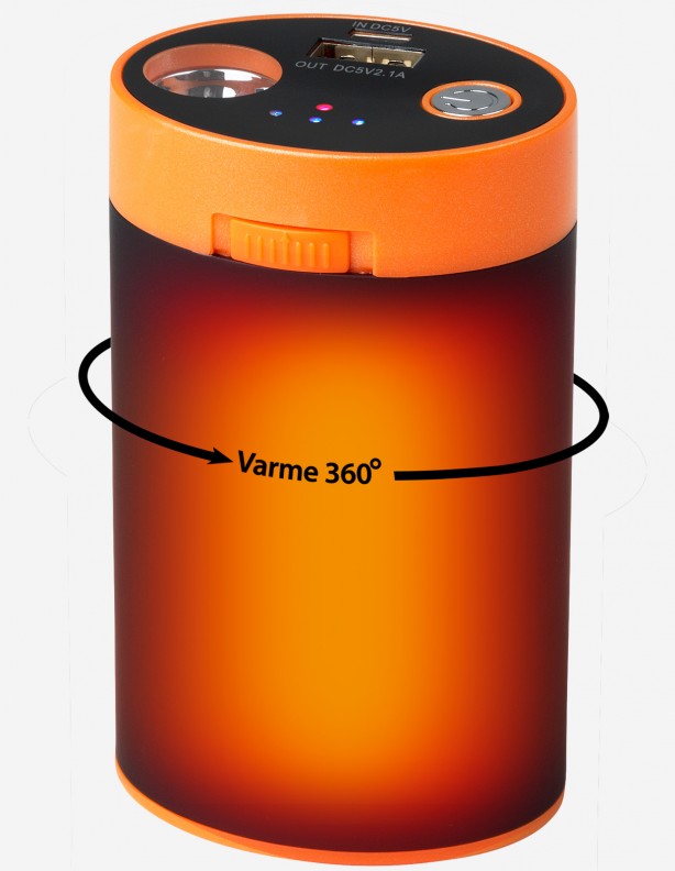 Ohrievač rúk / powerbanka 10 000 mAh čierna