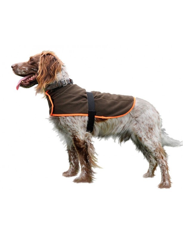 Fleece vest with membrane for dog