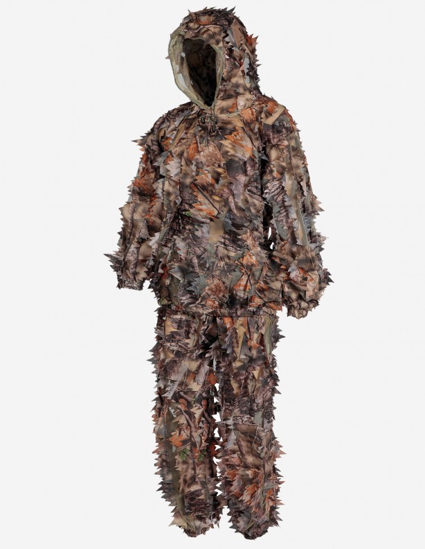 Maskáčová súprava Camo 3D - mikina, nohavice, rukavice