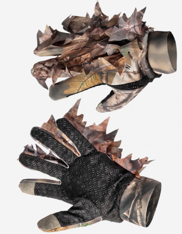Камуфляжный комплект Camo 3D - толстовка, брюки, перчатки