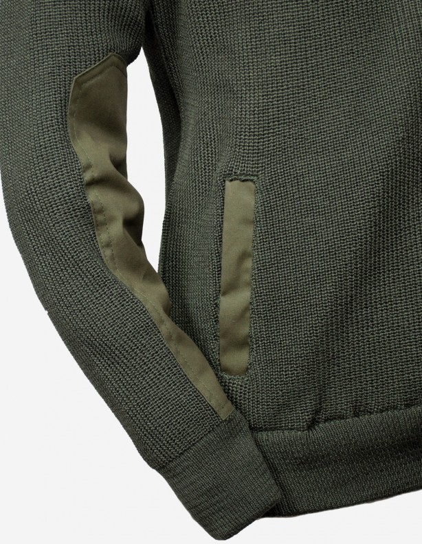 Hubertus - ungeknöpfter Pullover bis Größe 64!