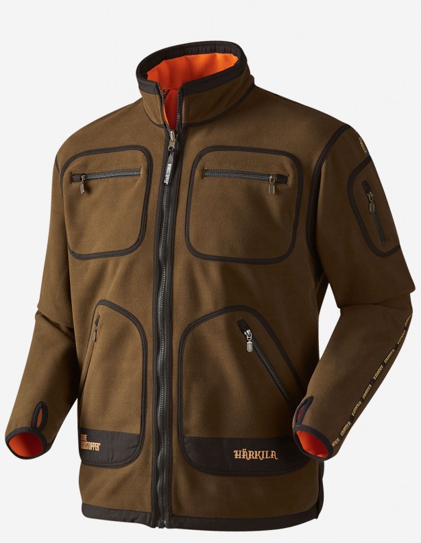 Vert/orange - polaire Windstopper® DO 5XL !