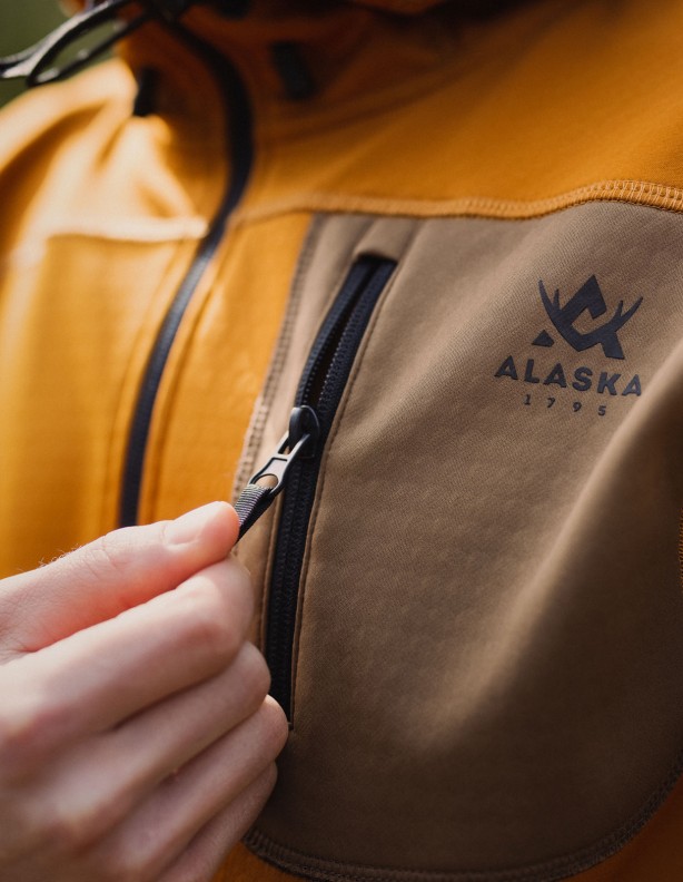 Sniper - thin stretch summer Alaska sweatshirt rusty orange