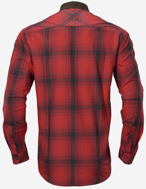 Harkila Driven Hunt chemise en flanelle à carreaux rouges/noirs